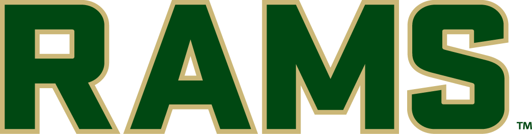 Colorado State Rams 2015-Pres Wordmark Logo 11 vinyl decal